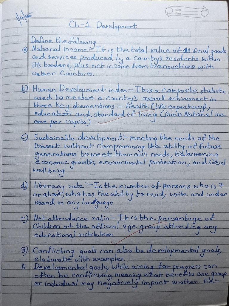 GR 10 Social Development Notes | PDF