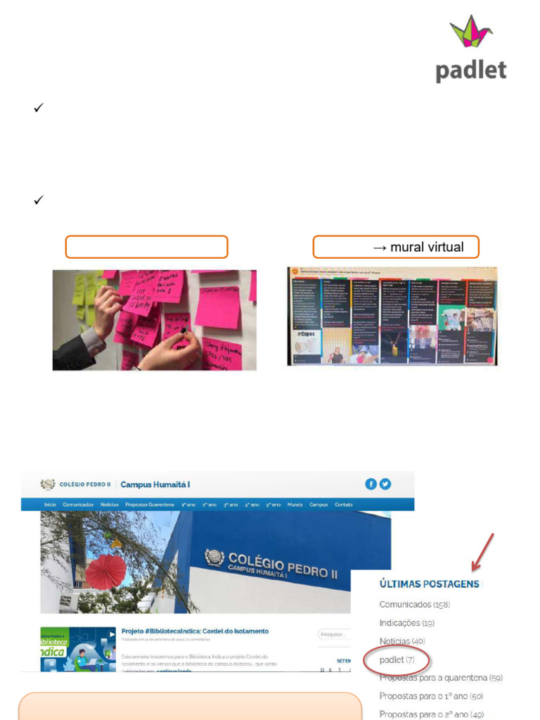 Guia Prático para Usar o Padlet | PDF