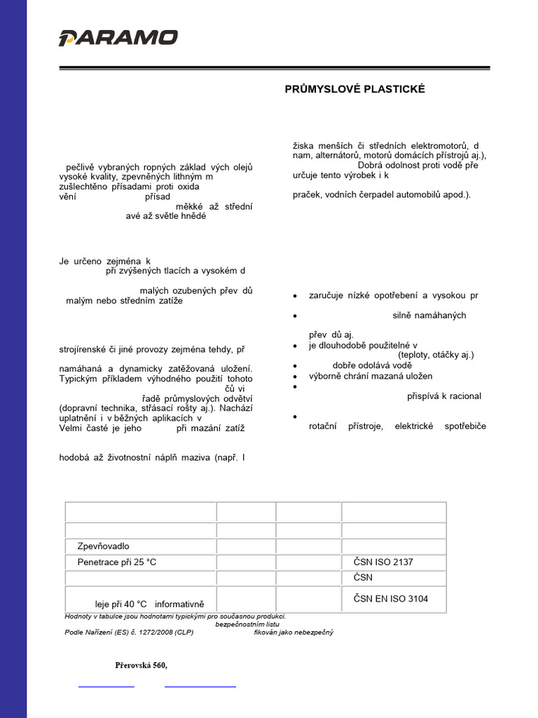Technical Data Sheet | PDF