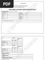Annual Inspection of Survitec ESR Liferafts | PDF | Computing