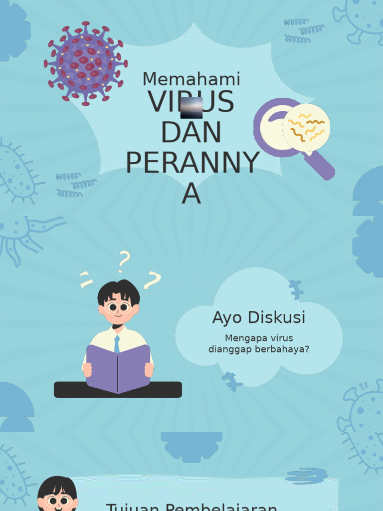 Memahami Virus Dan Perannya Presentasi Biru Ilustrasi | PDF