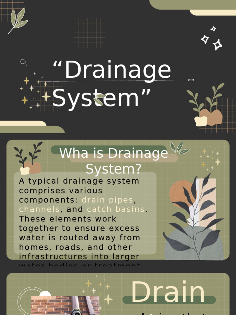 TLE Drainage System | PDF
