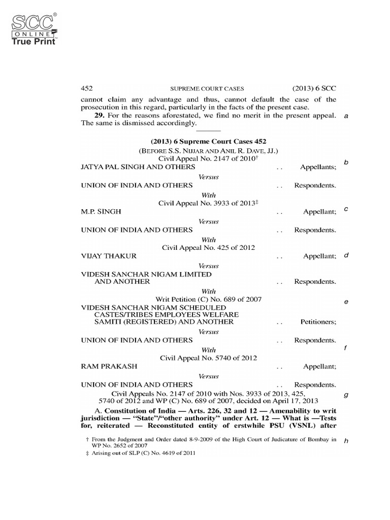 Modak Judgment Analysis (2008) | PDF | Supreme Court Of The United ...