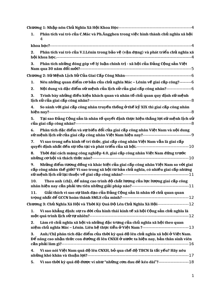 CNXH Final | PDF