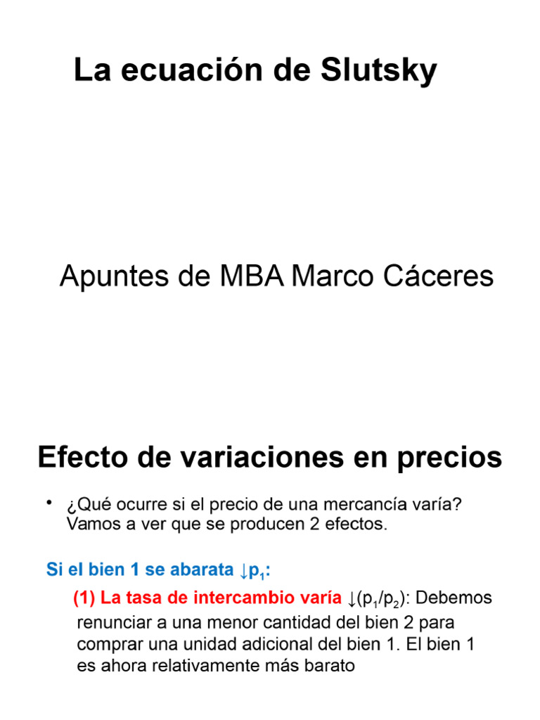 2 10 Ecuaciones de Slusky y Hicks - ILIDE - Info Platform PDF Viewer | PDF