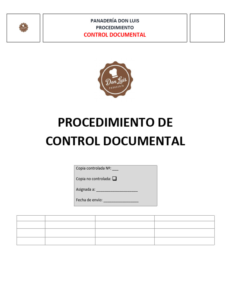 FP02-PR02 Control de Documentos Externos | PDF