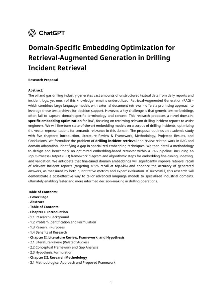 Optimizing RAG for Drilling Incident Reports | PDF | Information ...