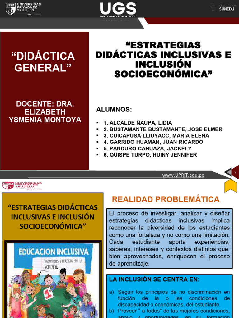 Estrategias Inclusivas en Educación | PDF | Maestros | Salón de clases