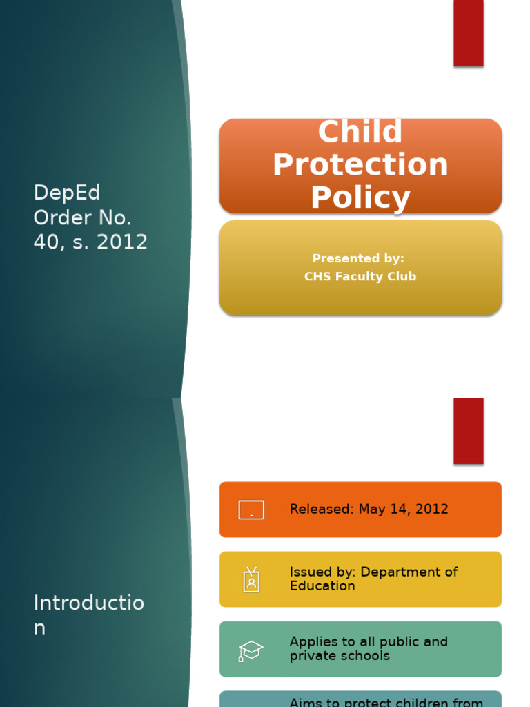 Child Protection Policy Overview | PDF | Child Protection | Bullying
