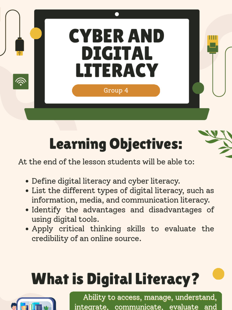 Understanding Digital Literacy | PDF | Computer Security | Security