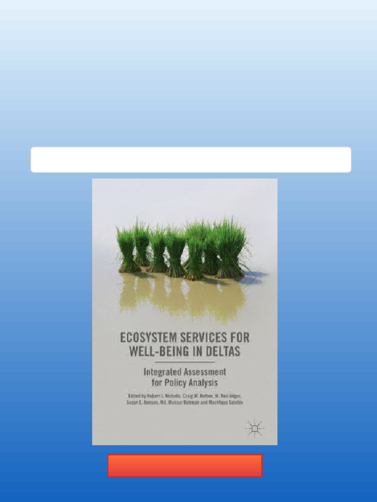 Ecosystem Services For Well-Being in Deltas Robert J. Nicholls Full ...