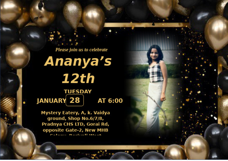 Birthday Invitation | PDF