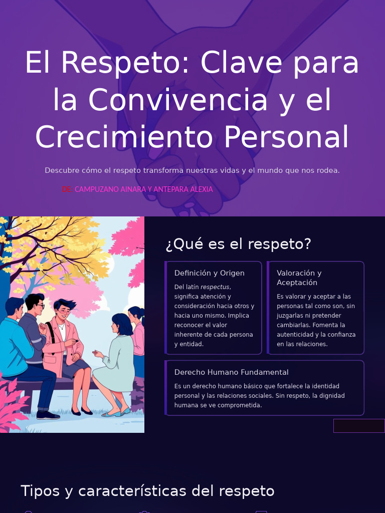 El Respeto Clave para La Convivencia y El Crecimiento Personal | PDF