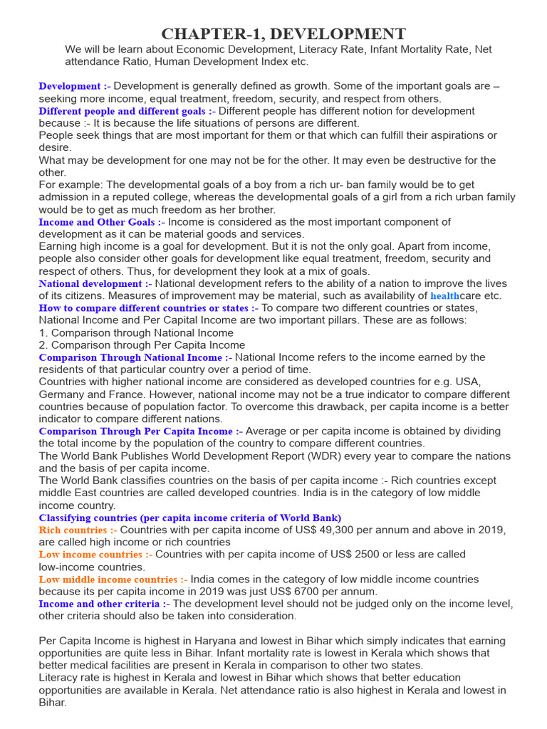 Understanding Economic Development Factors | PDF | Sustainability ...