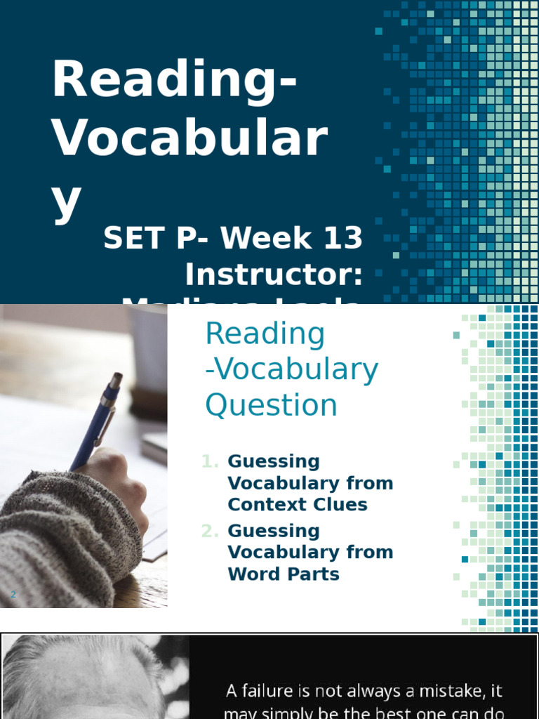 Vocabulary Context Clues Guide | PDF | Vocabulary | Language Acquisition
