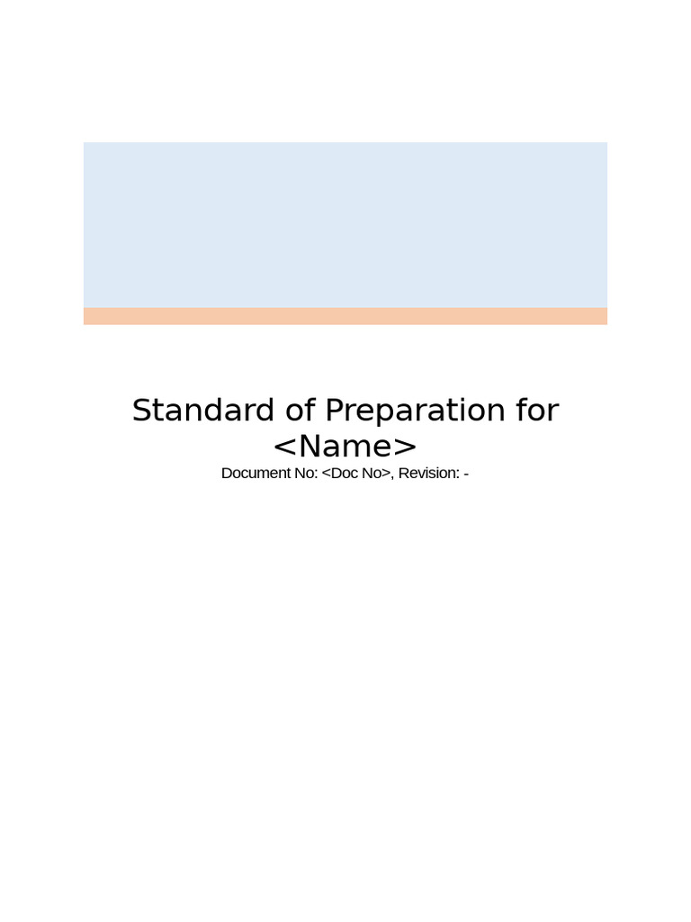 SOP Template For Platform | PDF