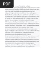 Nigeria's Constitutional Development History | PDF | Nigeria | Constitution