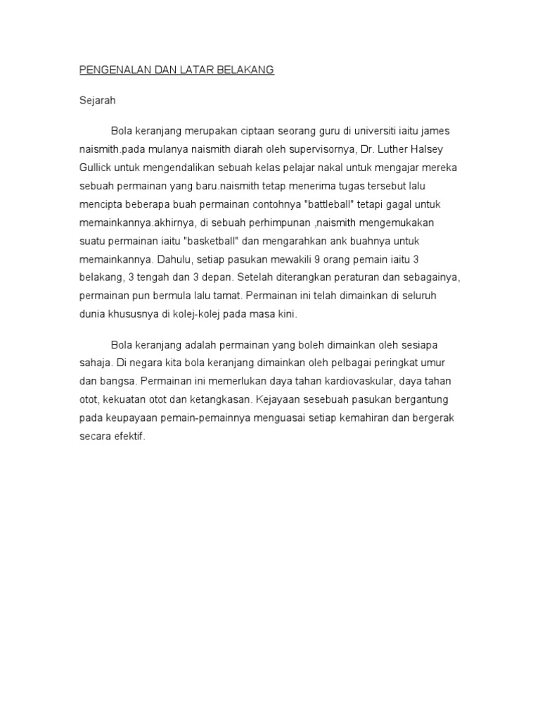 Bola Keranjang Pdf