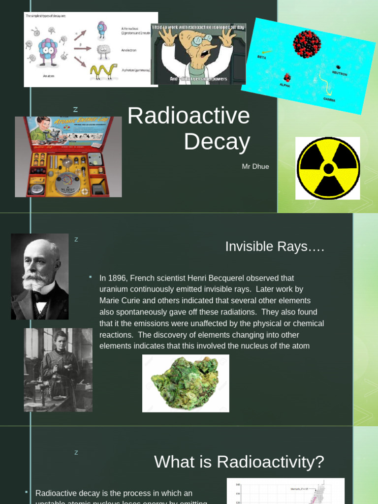 Understanding Radioactive Decay Types | PDF | Radioactive Decay ...