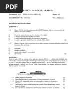 Grade 12 Momentum and Impulse Guide | PDF | Momentum | Collision