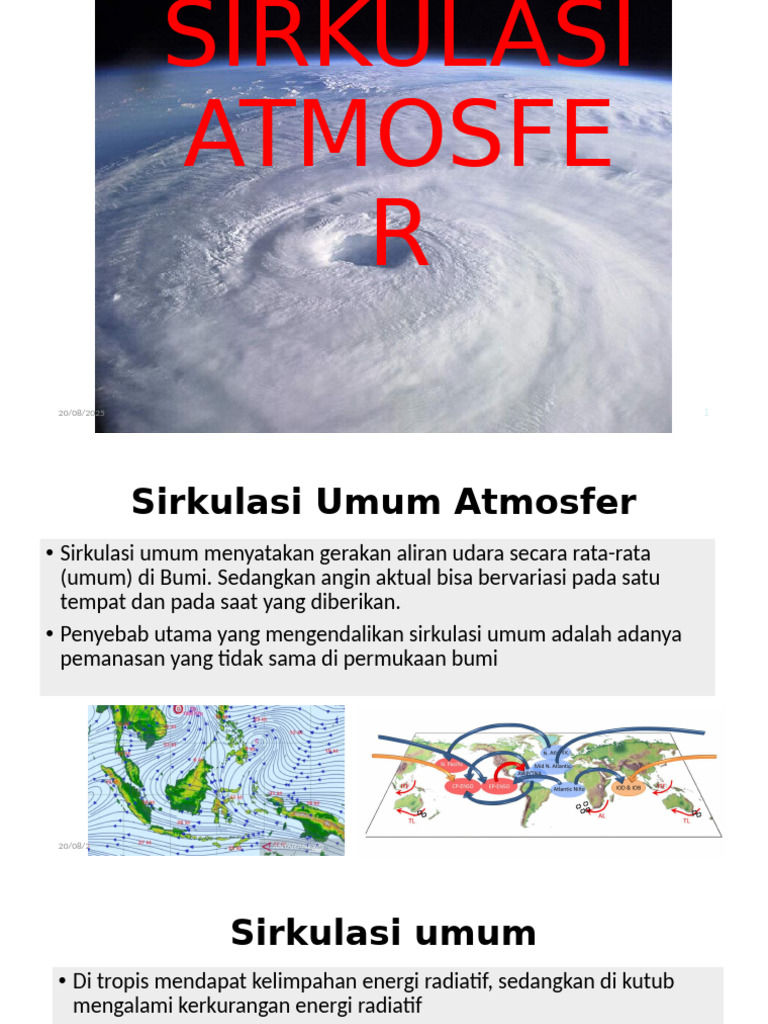 Pertemuan 3 - Sirkulasi Atmosfer. | PDF