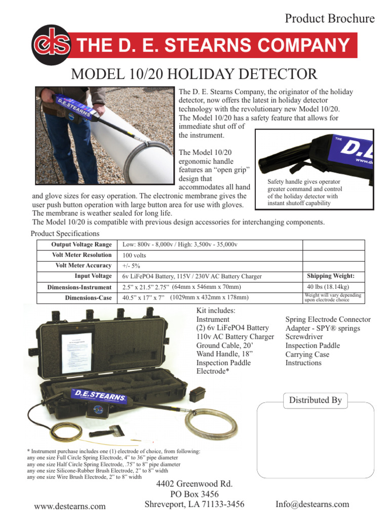 Model 10/20 Holiday Detector Overview | PDF | Mains Electricity ...