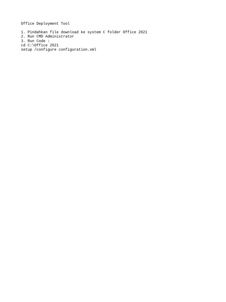 Office Deployment Tool | PDF