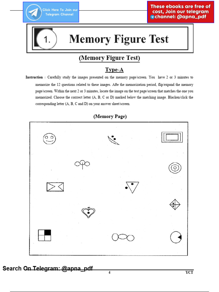 Memory Figure Test for Loco Pilot | PDF | Memory | Cognitive Psychology