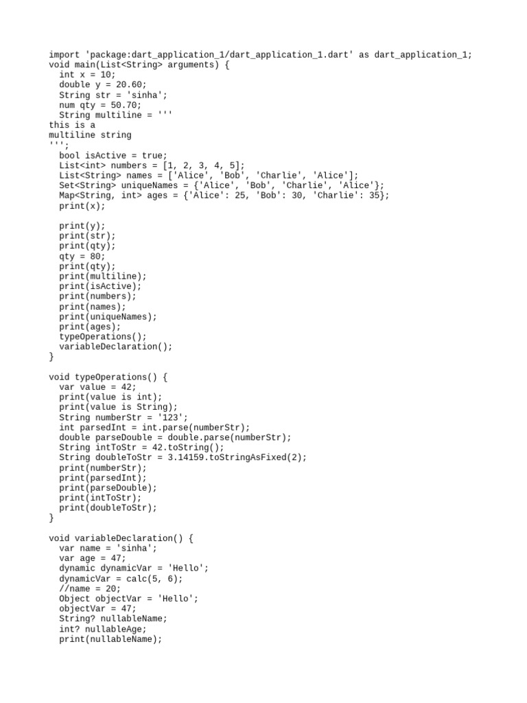 Import 'Packagedart Application 1 Pranith | PDF