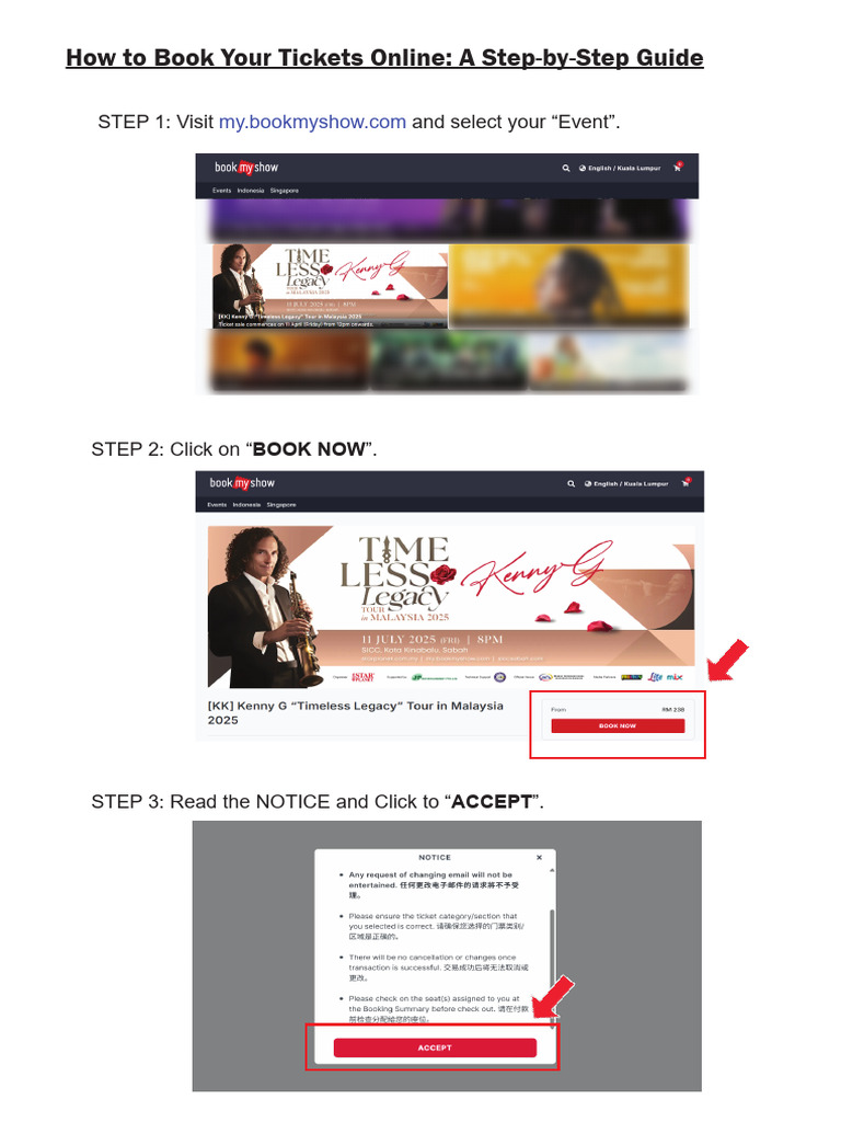 Online Ticket Booking Guide | PDF