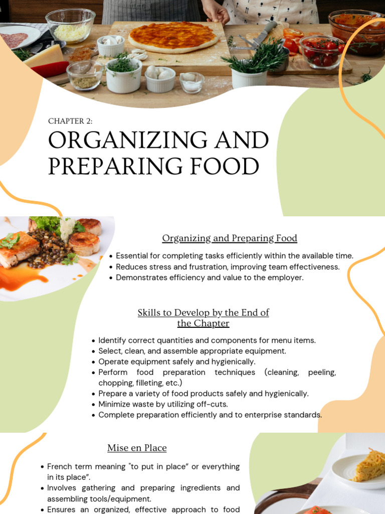 Food Preparation and Safety Techniques | PDF | Cookware And Bakeware ...