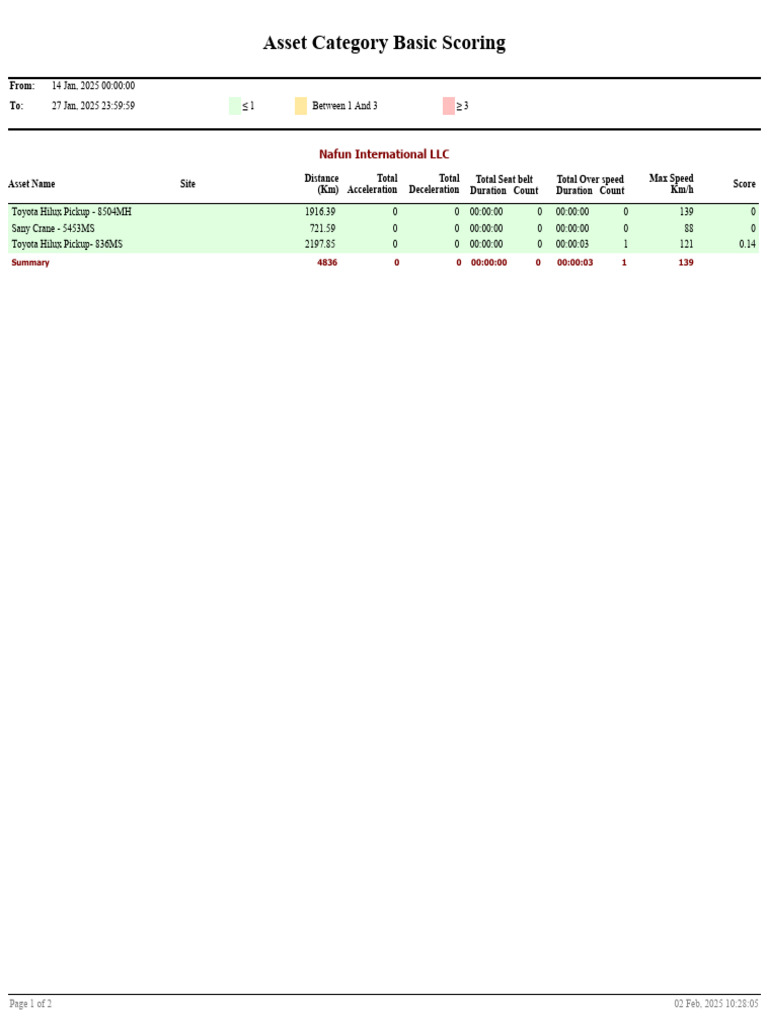 Basic Scoring Report 2025-02-02 10-28-05 | PDF
