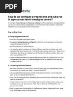Events and Reasons in SuccessFactors | PDF