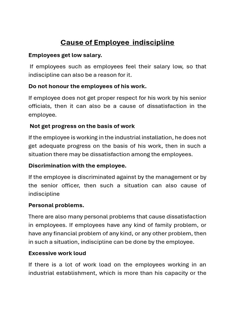 Notes Disciplinary Action | PDF | Employment | Salary