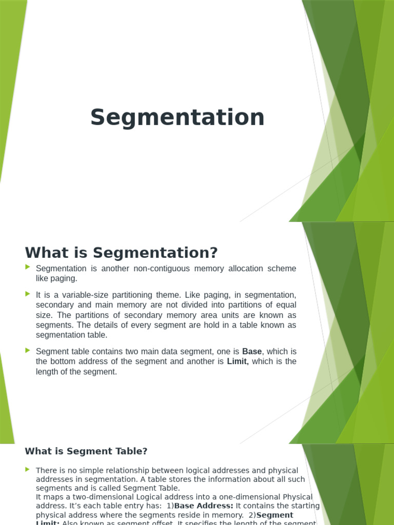 Segmentation | PDF