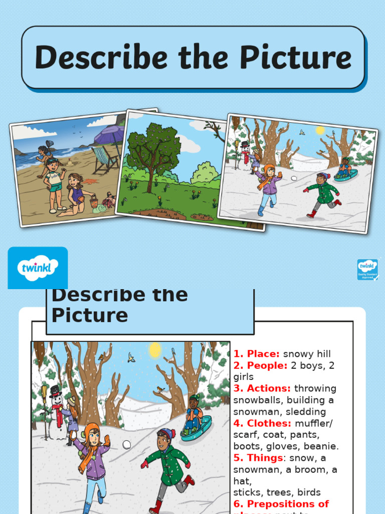 Describing Pictures for A1 Learners | PDF | Chicken