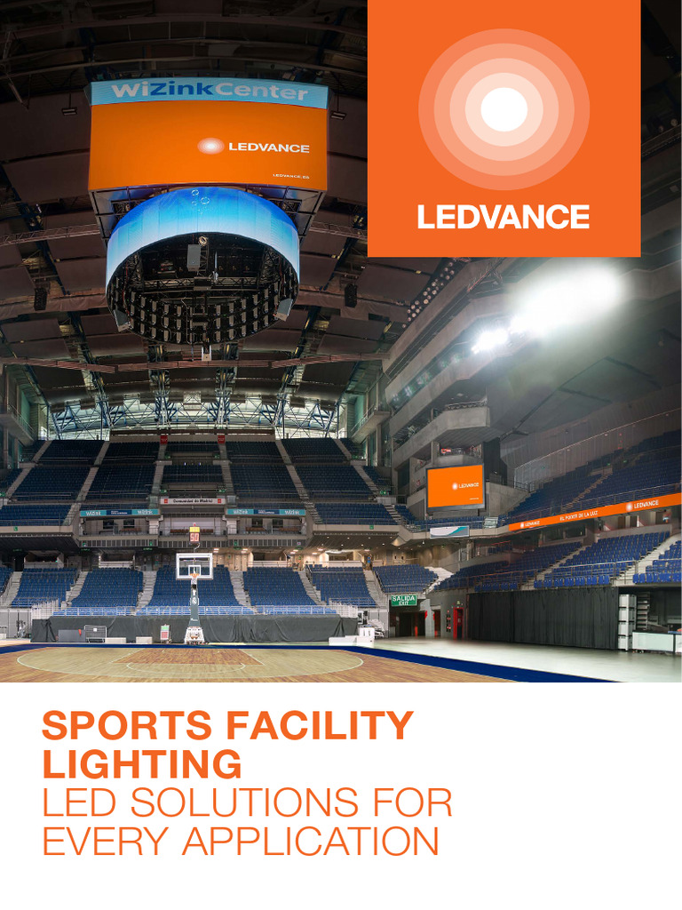 LED Sports Facility Lighting Solutions | PDF | Lighting | Color