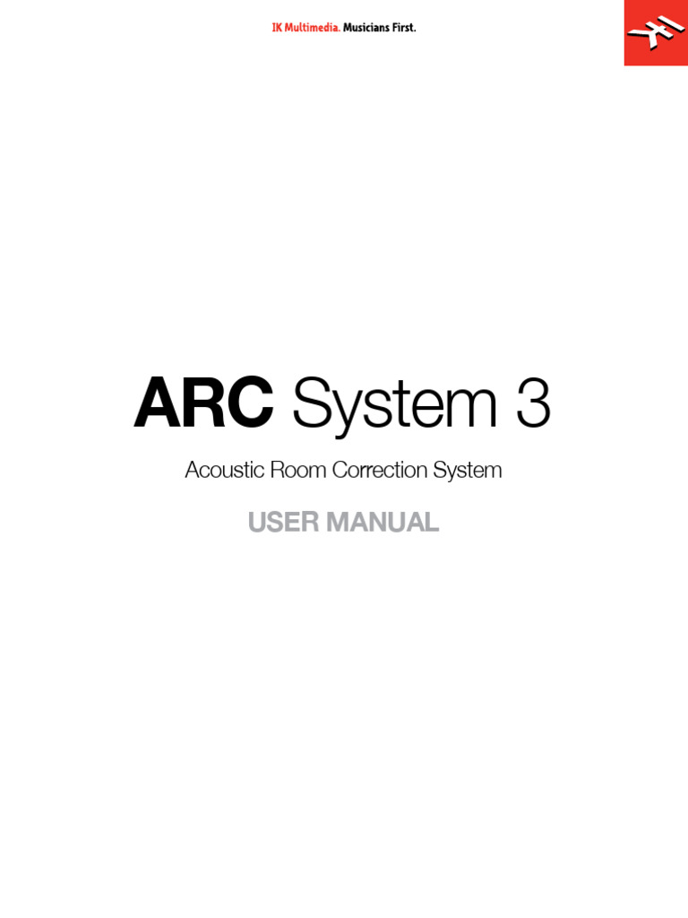 ARC System 3 User Manual Guide | PDF | Microphone | Loudspeaker