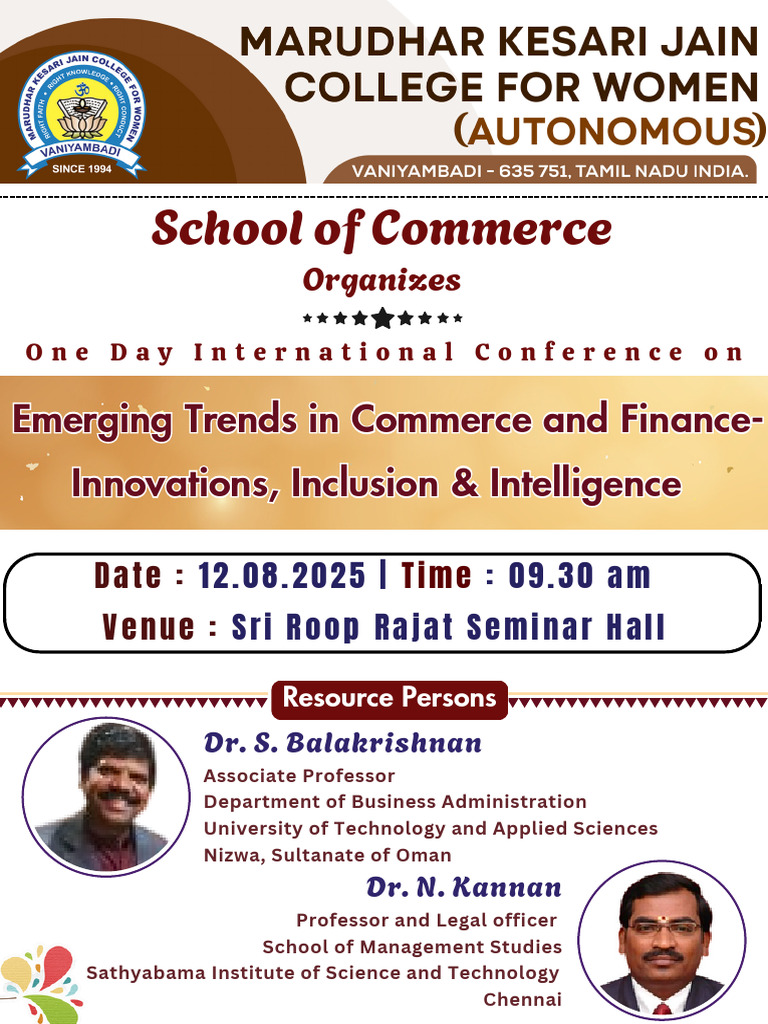 International Conference on Commerce Trends | PDF | Financial ...