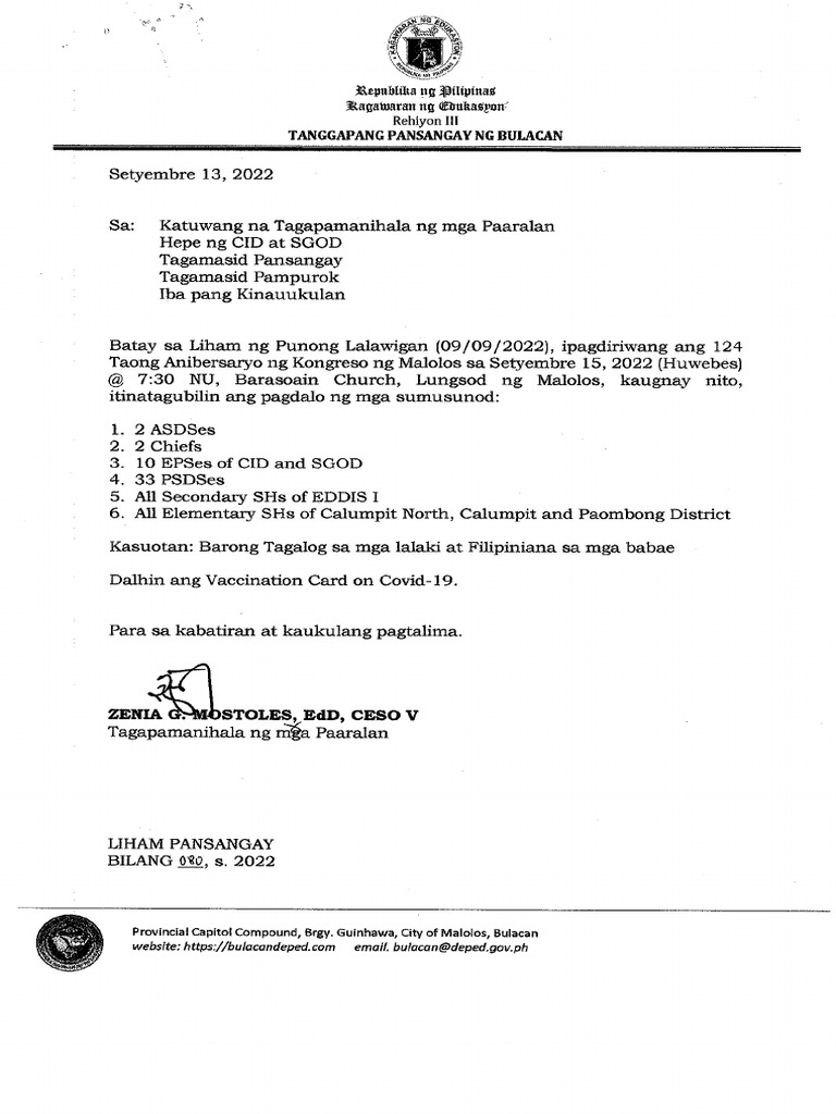 Div Letter No. 080 S. 2022 | PDF