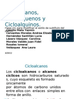 Cicloalcanos Cicloalquenos y Cicloalquinos