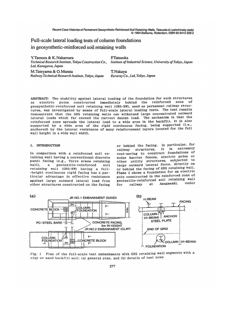 4.tamura Et Al 1994 Fullscale Lateral Loading Tests-Tatsuoka ...