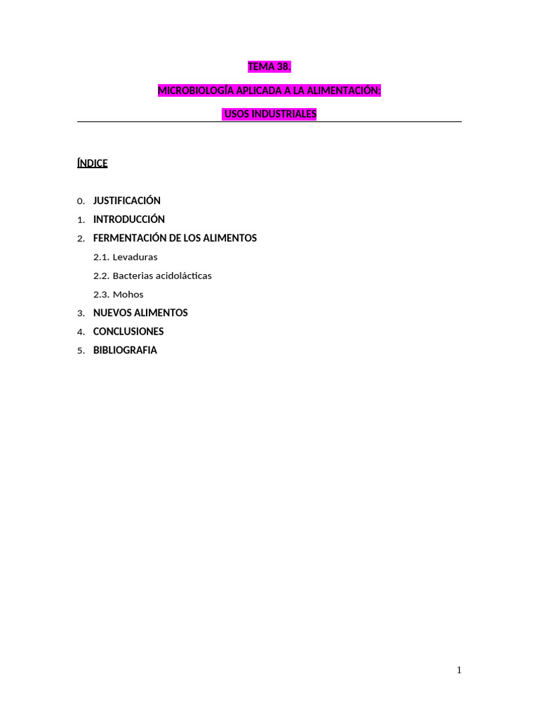 Microbiología en la Industria Alimentaria | PDF | Fermentación | Levadura