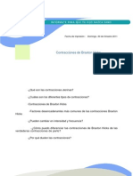 Contracciones Braxton Hicks: Causas y diferencias con contracciones de parto