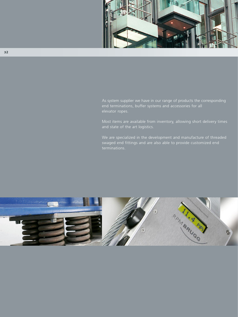 Elevator Rope End Terminations & Accessories | PDF | Lubricant | Rope