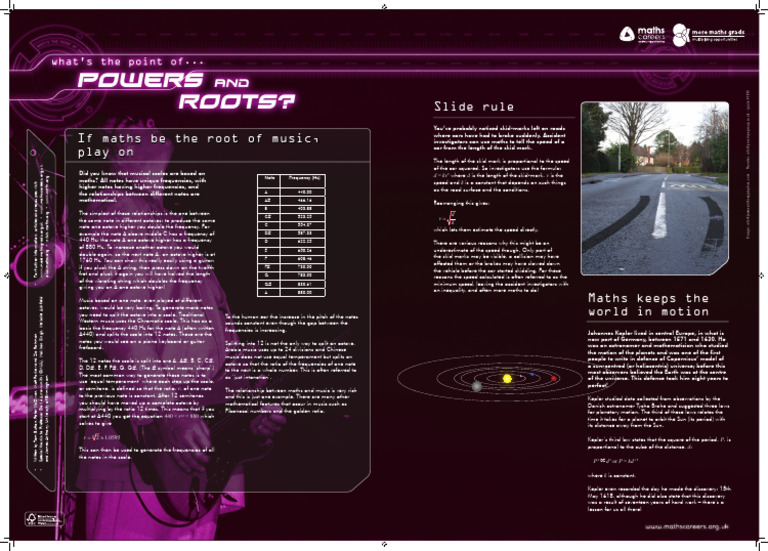 Math's Role in Music and Frequency | PDF | Astronomy
