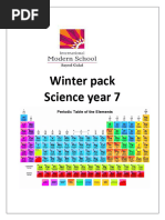 Year 7 Chemistry Revision Worksheet | PDF | Chemical Compounds | Chlorine