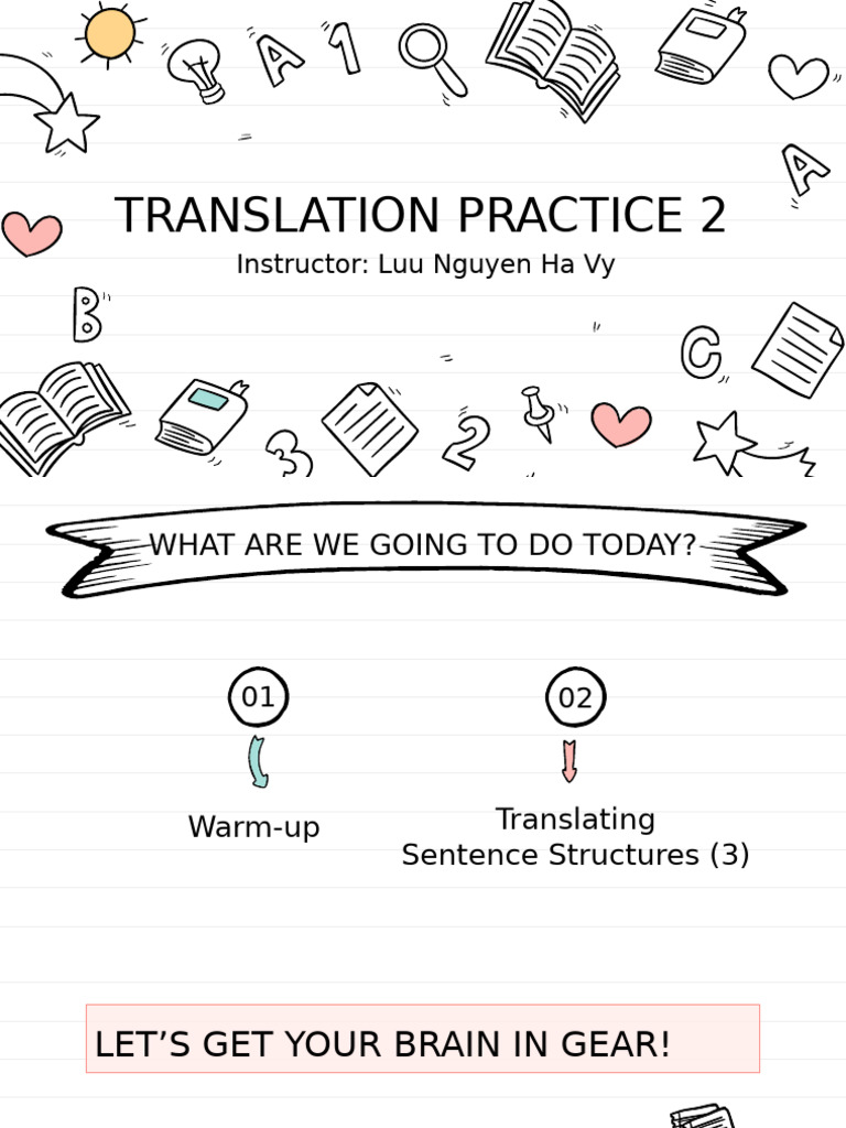 Translation Practice - W4 | PDF