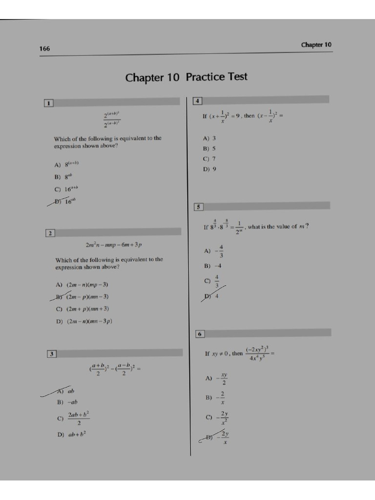 Practice Test - 10,11,12 | PDF