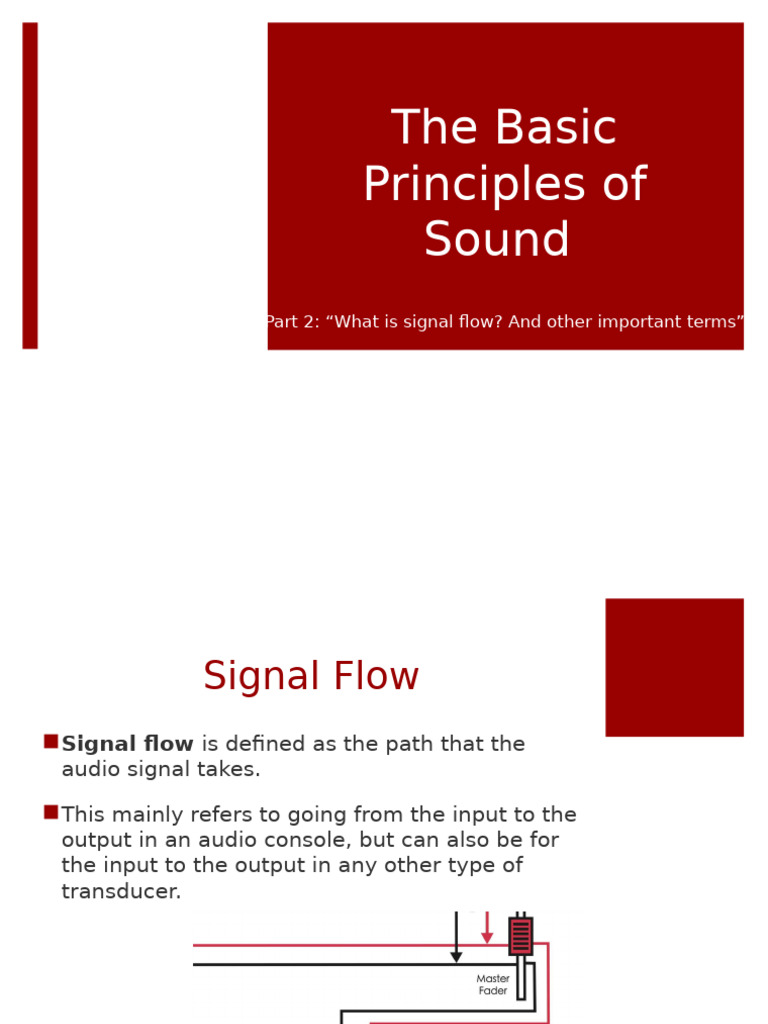Understanding Signal Flow in Audio | PDF | Microphone | Sound